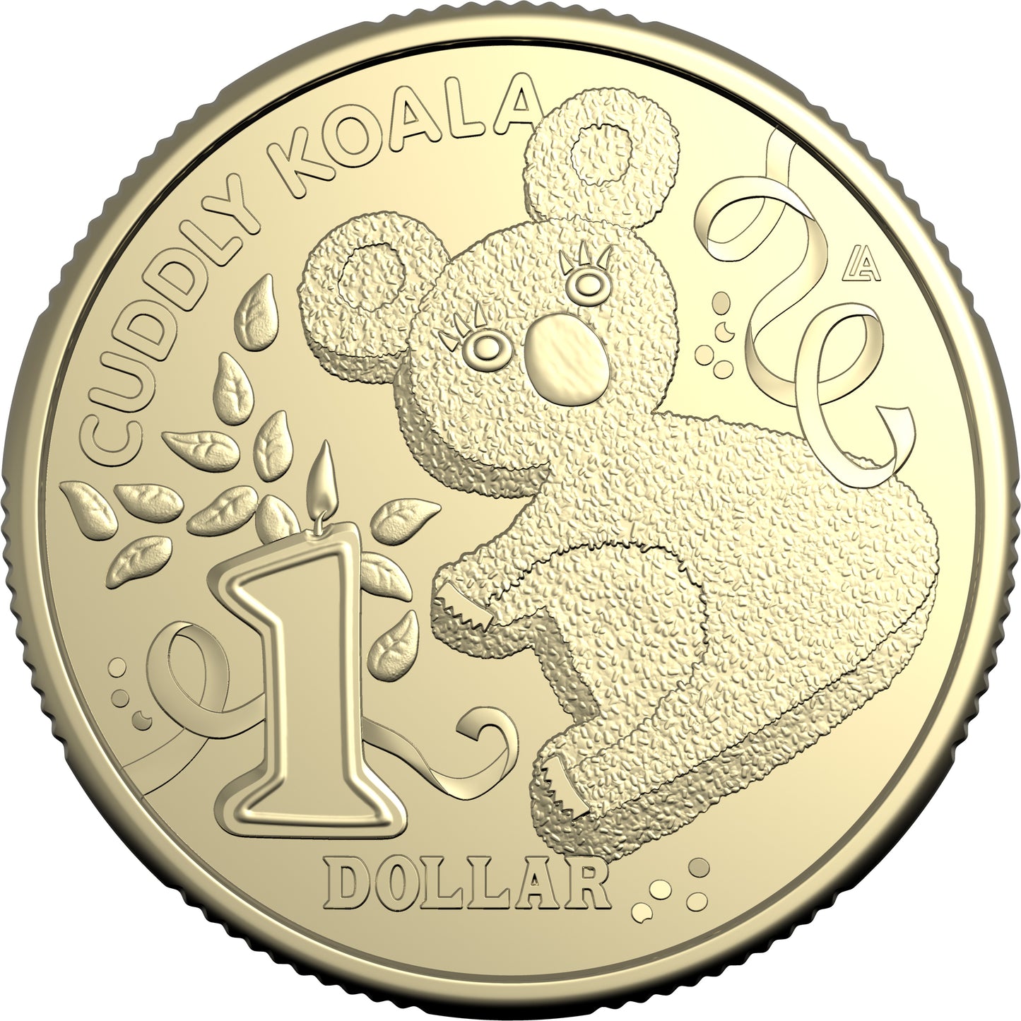 2025 $1 Women's Weekly Children's Birthday Cake Book Cuddly Koala Uncirculated Coin