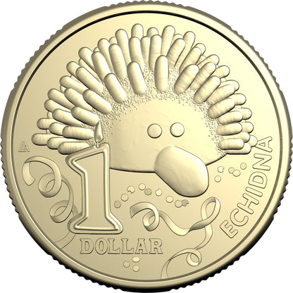 2025 $1 Women's Weekly Children's Birthday Cake Book Echidna Uncirculated Coin