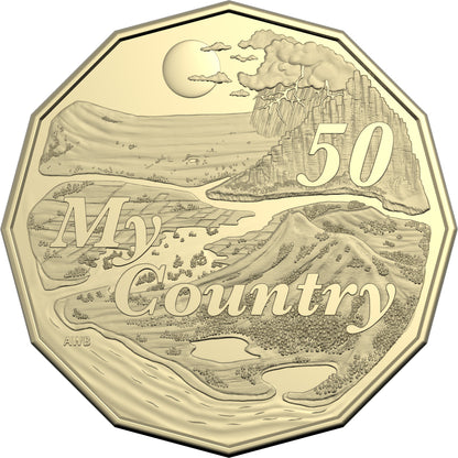 2025 50c Treasured Australian Stories Dorothy Mackellar Uncirculated 3 Coin Set