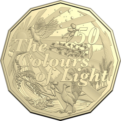 2025 50c Treasured Australian Stories Dorothy Mackellar The Colours of Light Uncirculated Coin