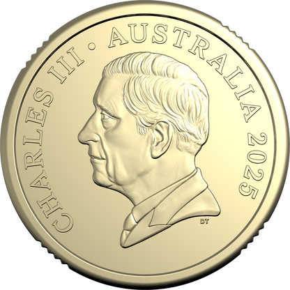 2025 $2 King Charles III Obverse NON PREMIUM Roll