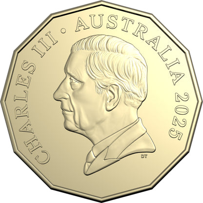 2025 50c Treasured Australian Stories Dorothy Mackellar Dawn Uncirculated Coin