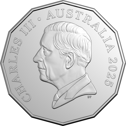 2025 50c King Charles III Obverse NON PREMIUM Roll