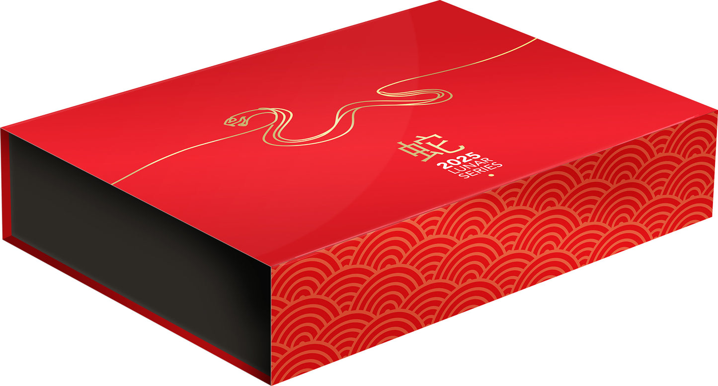 2025 $100 Year of The Snake 1oz Gold Domed Proof Coin