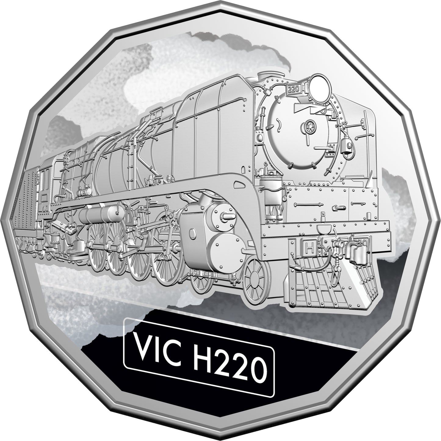 2025 50c Steam Giants Australian Rail Heritage Coloured Uncirculated 7 Coin Set