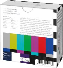 2026 50c 70th Anniversary of Australia's First Television Broadcast Coloured Silver Proof Coin