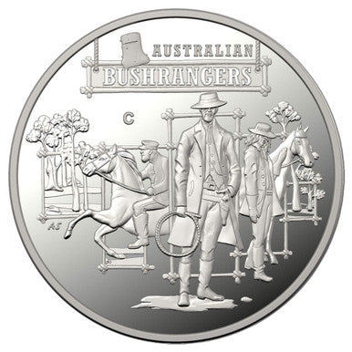2019 $1 Australian Bushrangers The Bold The Bad and The Ugly Silver Proof Coin