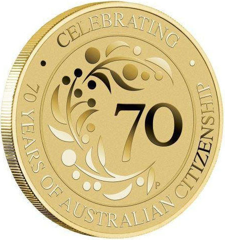 2019 $1 Celebrating 70 Years of Australian Citizenship PNC