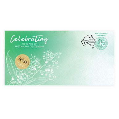 2019 $1 Celebrating 70 Years of Australian Citizenship PNC