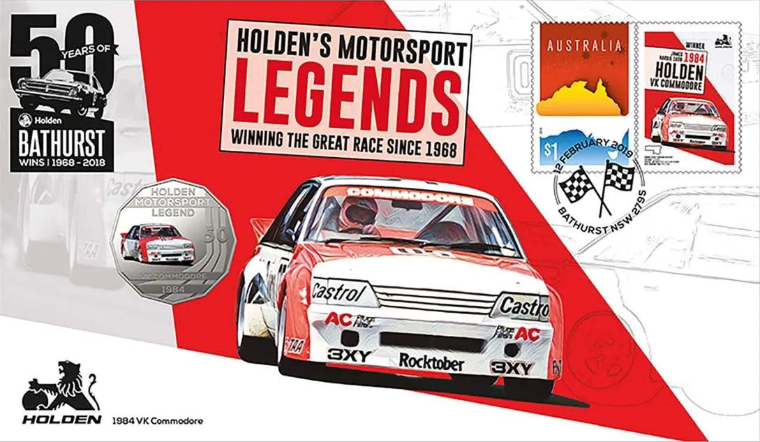 2018 50c Holden's Motorsport Legends 1984 VK Commodore PNC