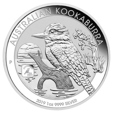 2019 $1 ANDA Perth 100th Anniversary of The Australian Koookaburra 'Square Penny' Privy Mark 1oz Silver Uncirculated Coin