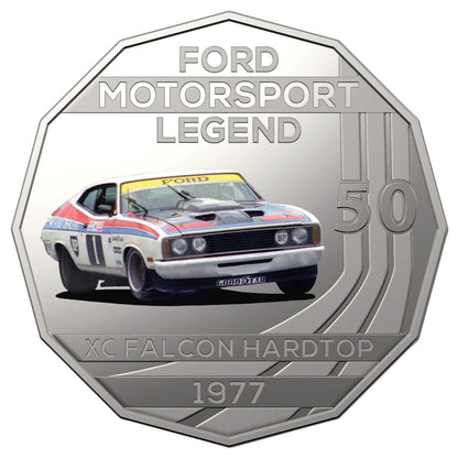 2018 50c ANDA Perth Ford Motorsport Legends 1977 XC Falcon Hardtop PNC