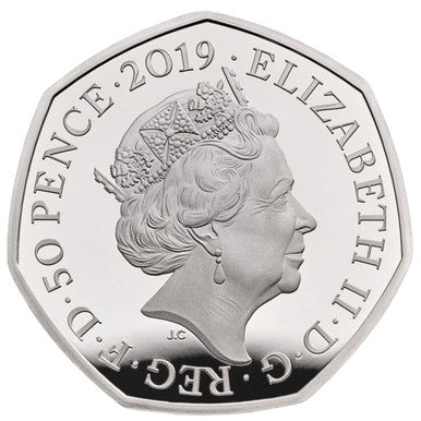 UK 2019 50p Celebrating 20 Years The Gruffalo Silver Coloured Proof Coin