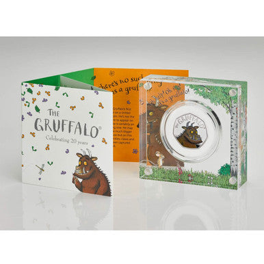 UK 2019 50p Celebrating 20 Years The Gruffalo Silver Coloured Proof Coin