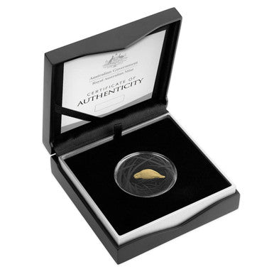 2019 $5 Echoes of Australian Fauna Night Parrot Selectively Gold Plated 1oz Silver Proof Coin