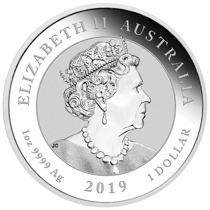 2019 $1 Graduation Celebration 1oz Silver Coloured Proof Coin
