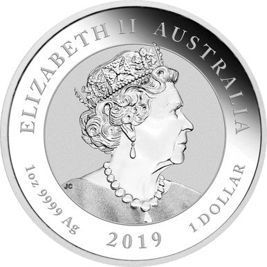 2019 $1 Graduation Celebration 1oz Silver Coloured Coin