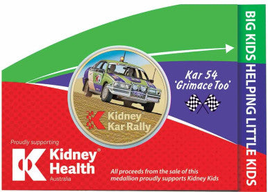 2019 Kidney Health Australia Kar Rally Port Macquarie To Armidale via Capricorn Coast Coloured Medallion