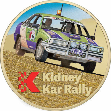2019 Kidney Health Australia Kar Rally Port Macquarie To Armidale via Capricorn Coast Coloured Medallion