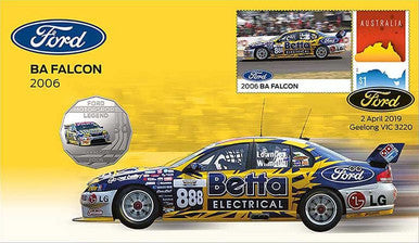 2018 50c Ford Motorsport Legends 2006 BA Falcon PNC