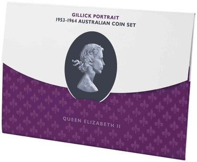 Queen Elizabeth II Mary Gillick Portrait 1953-1964 Uncirculated 6 Coin Set