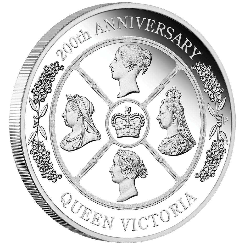 2019 $1 Queen Victoria 200th Anniversary 1oz Silver Proof Coin