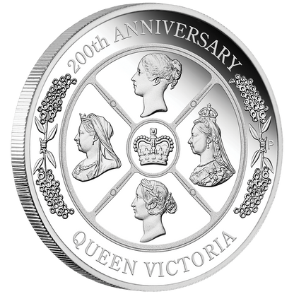 2019 $1 Queen Victoria 200th Anniversary 1oz Silver Proof Coin