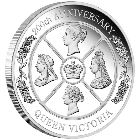 2019 $1 Queen Victoria 200th Anniversary 1oz Silver Proof Coin