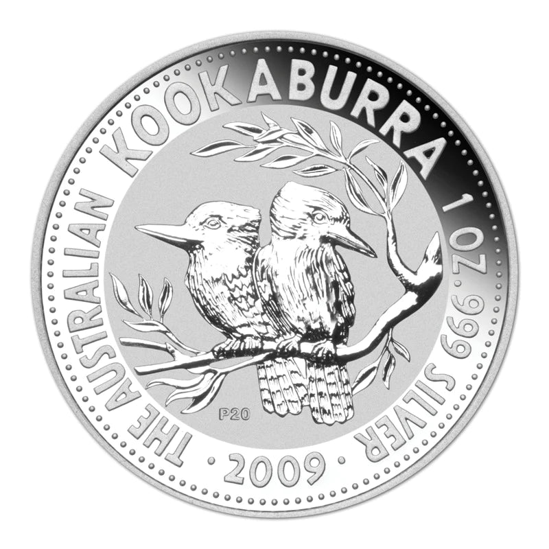2009 $1 Australian Kookaburra 20th Edition 1oz Silver BU 20 Coin Set