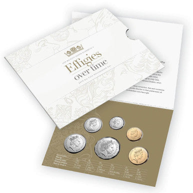 2019 Her Majesty Queen Elizabeth II Effigies Over Time Uncirculated 6 Coin Set