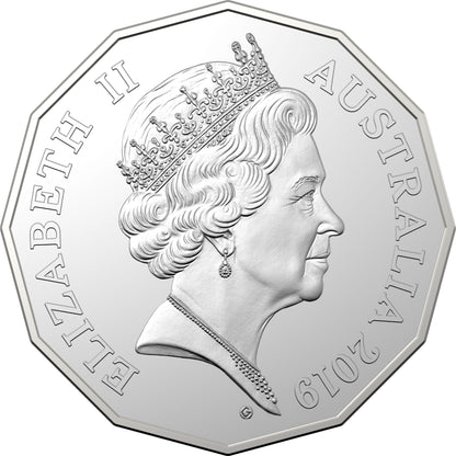 2019 50c 50th Anniversary of The Australian 50c Dodecagon Uncirculated 5 Coin Set