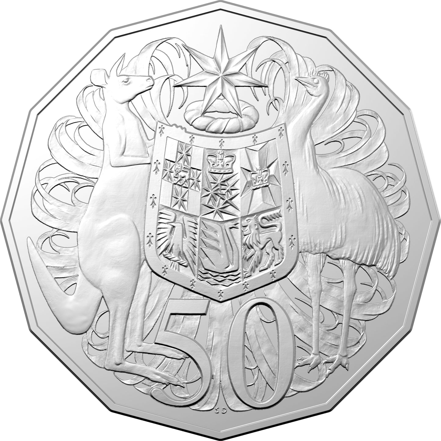 2019 50c 50th Anniversary of The Australian 50c Dodecagon Uncirculated 5 Coin Set