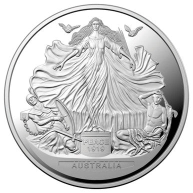 2019 $5 Centenary of The Treaty of Versailles 1oz Silver Proof Coin