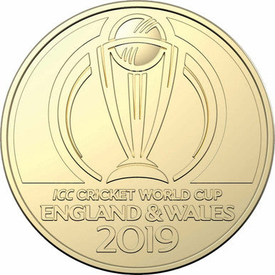 2019 $1 ICC Cricket World Cup England & Wales Uncirculated Coin