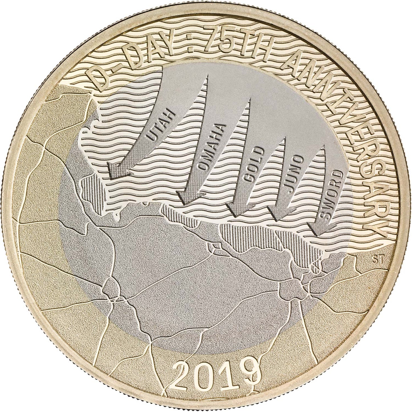 UK 2019 £2 The 75th Anniversary of D-Day Uncirculated Coin