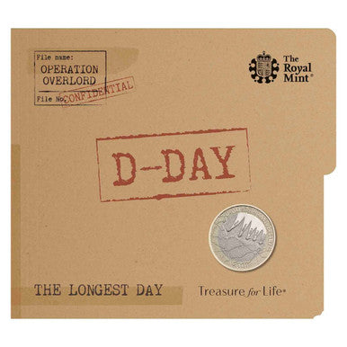 UK 2019 £2 The 75th Anniversary of D-Day Uncirculated Coin