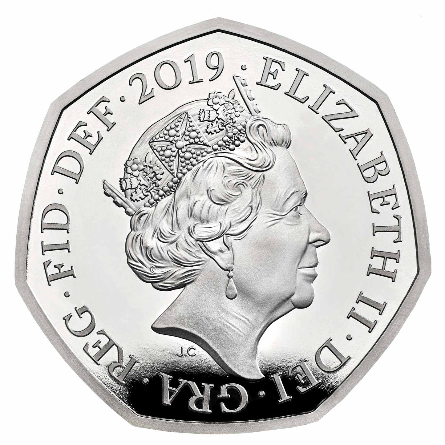 UK 2019 50p A Celebration of Sherlock Holmes Silver Proof Coin