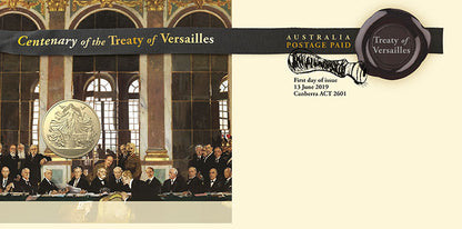 2019 $1 Centenary of The Treaty of Versailles PNC