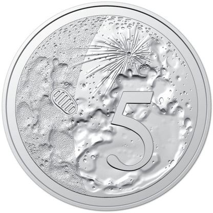 2019 $1 and 5c Moon Landing 50th Anniversary 2 Coin PNC