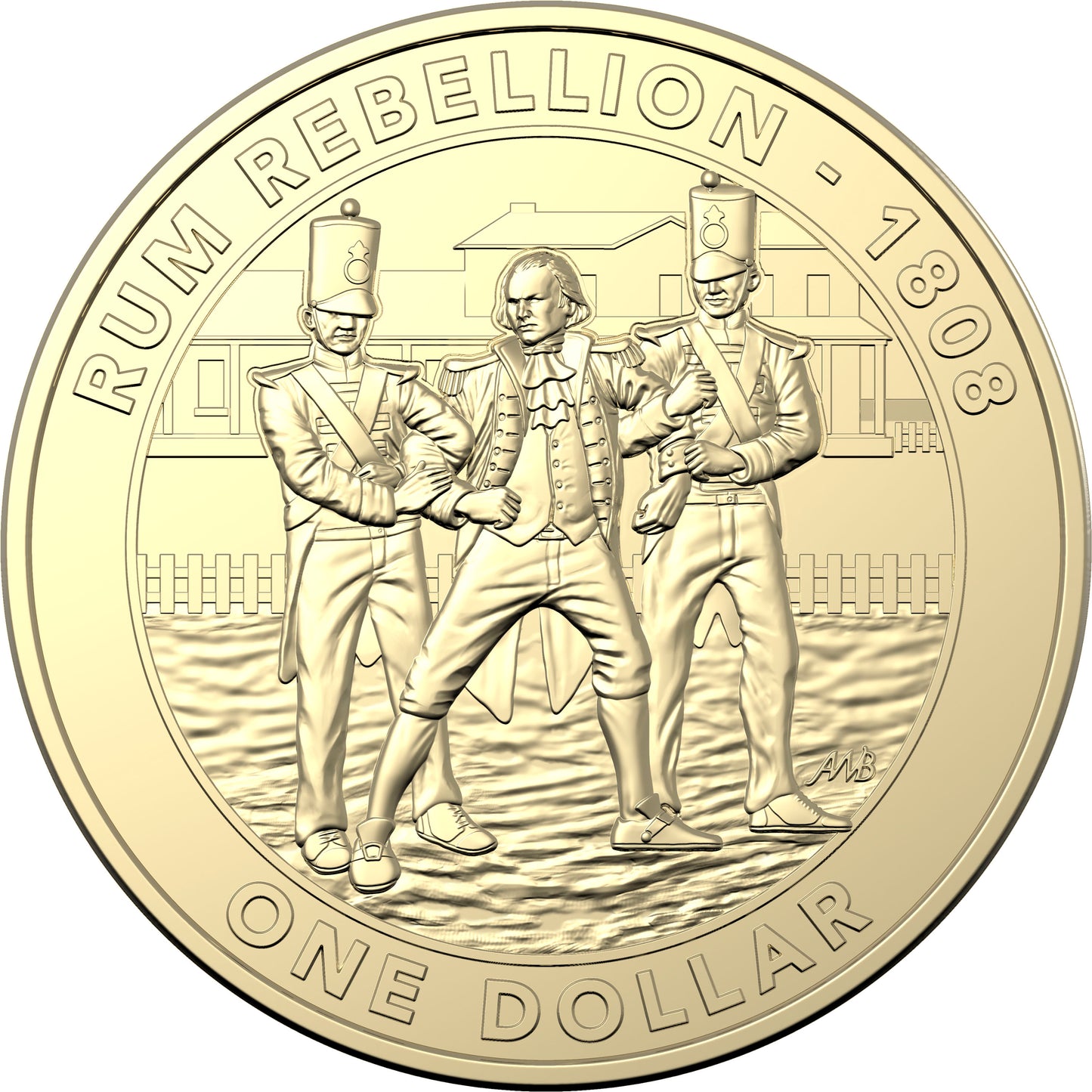 2019 $1 Mutiny and Rebellion The Rum Rebellion Uncirculated Coin