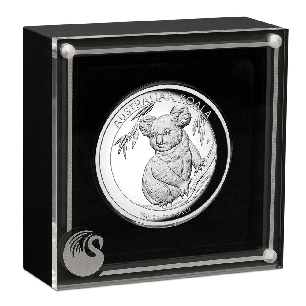 2019 $8 Australian Koala 5oz Silver High Relief Proof Coin
