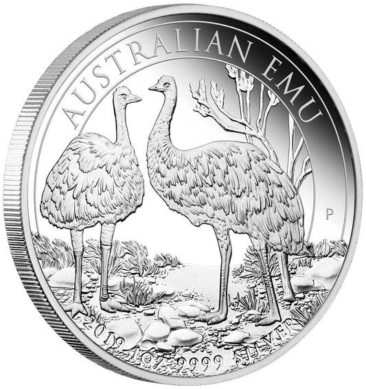 2019 $1 Australian Emu 1oz Silver Proof Coin