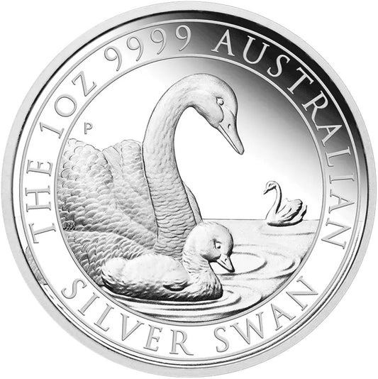 2019 $1 The Australian Silver Swan 1oz Silver Proof Coin