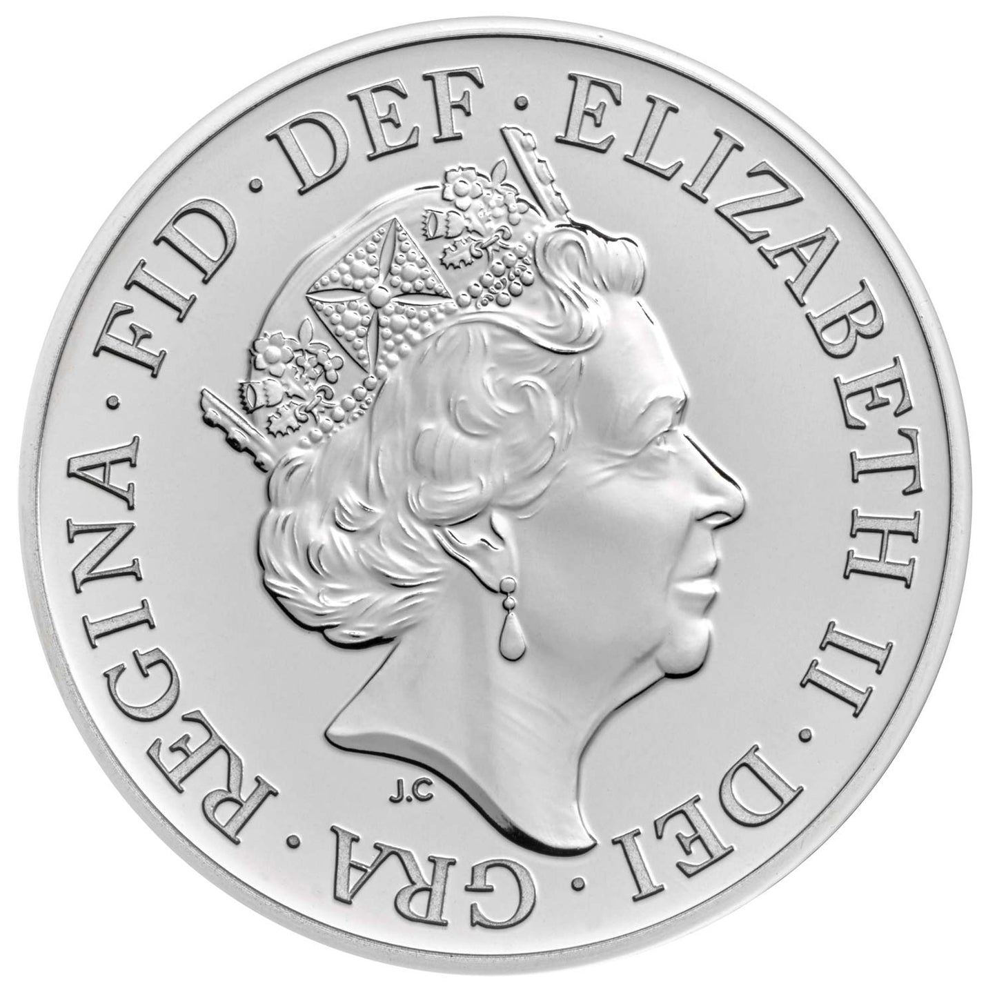 UK 2019 1p Celebrating The Birth of The Duke and Duchess of Sussex's First Child Silver Uncirculated Coin