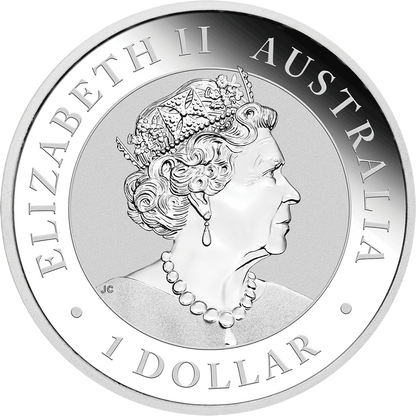 2019 $1 Australian Kangaroo 1oz Silver High Relief Proof Coin