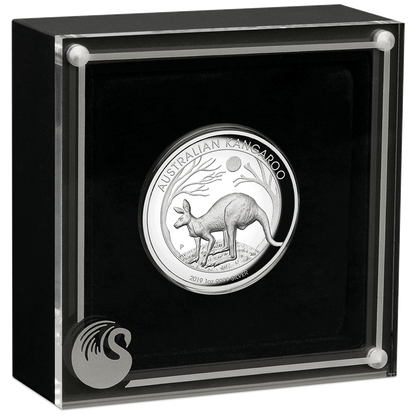 2019 $1 Australian Kangaroo 1oz Silver High Relief Proof Coin
