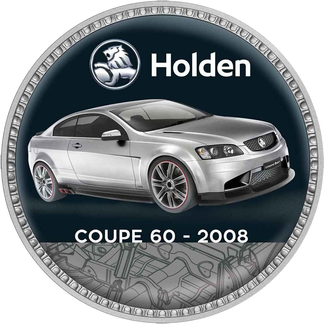 Holden The Concept Cars Silver Plated Enamel Penny 9 Coin Collection