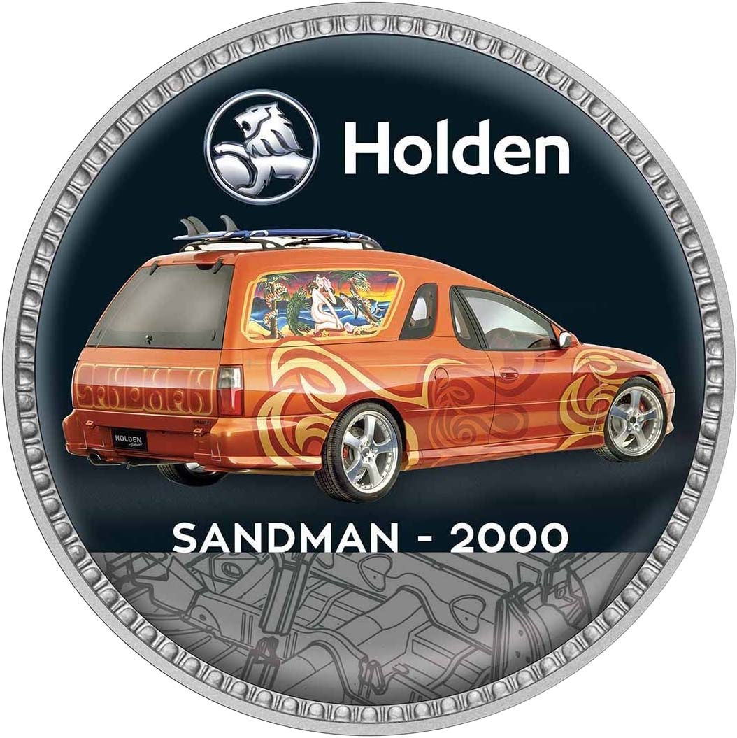 Holden The Concept Cars Silver Plated Enamel Penny 9 Coin Collection