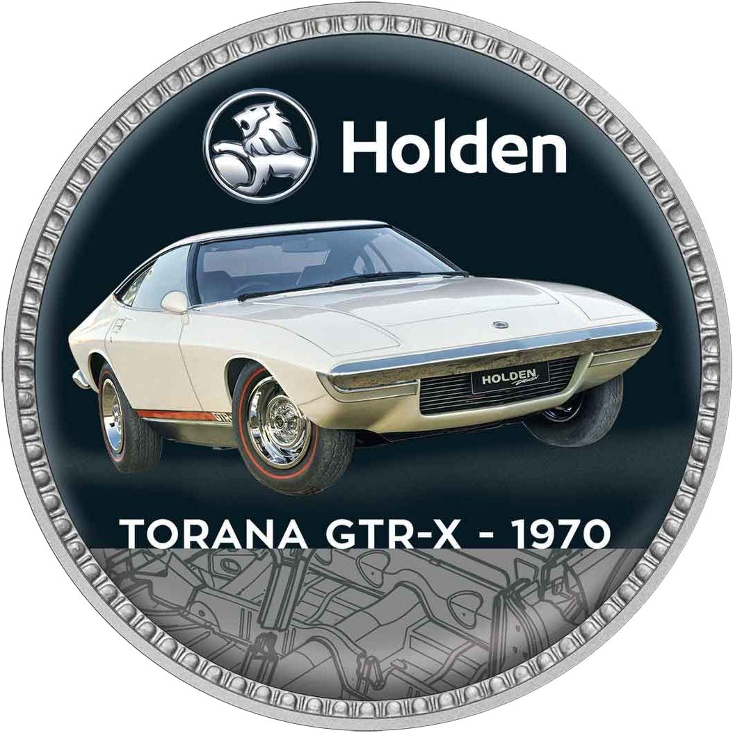 Holden The Concept Cars Silver Plated Enamel Penny 9 Coin Collection