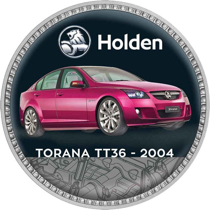 Holden The Concept Cars Silver Plated Enamel Penny 9 Coin Collection